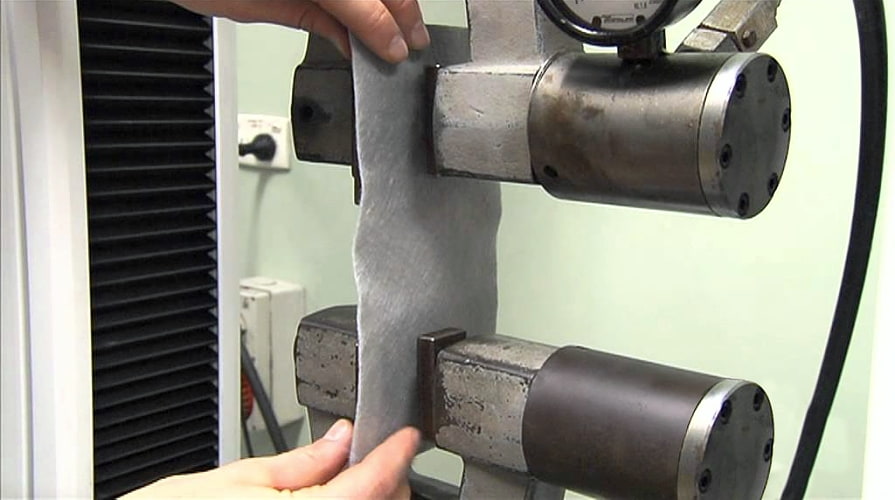 Paraméterek – szakítószilárdság geotextíliánál